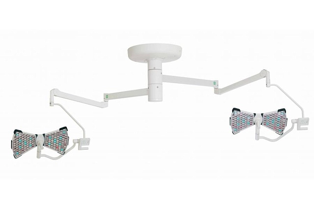 Хирургический потолочный двухблочный светильник Аксима- СД-160/160